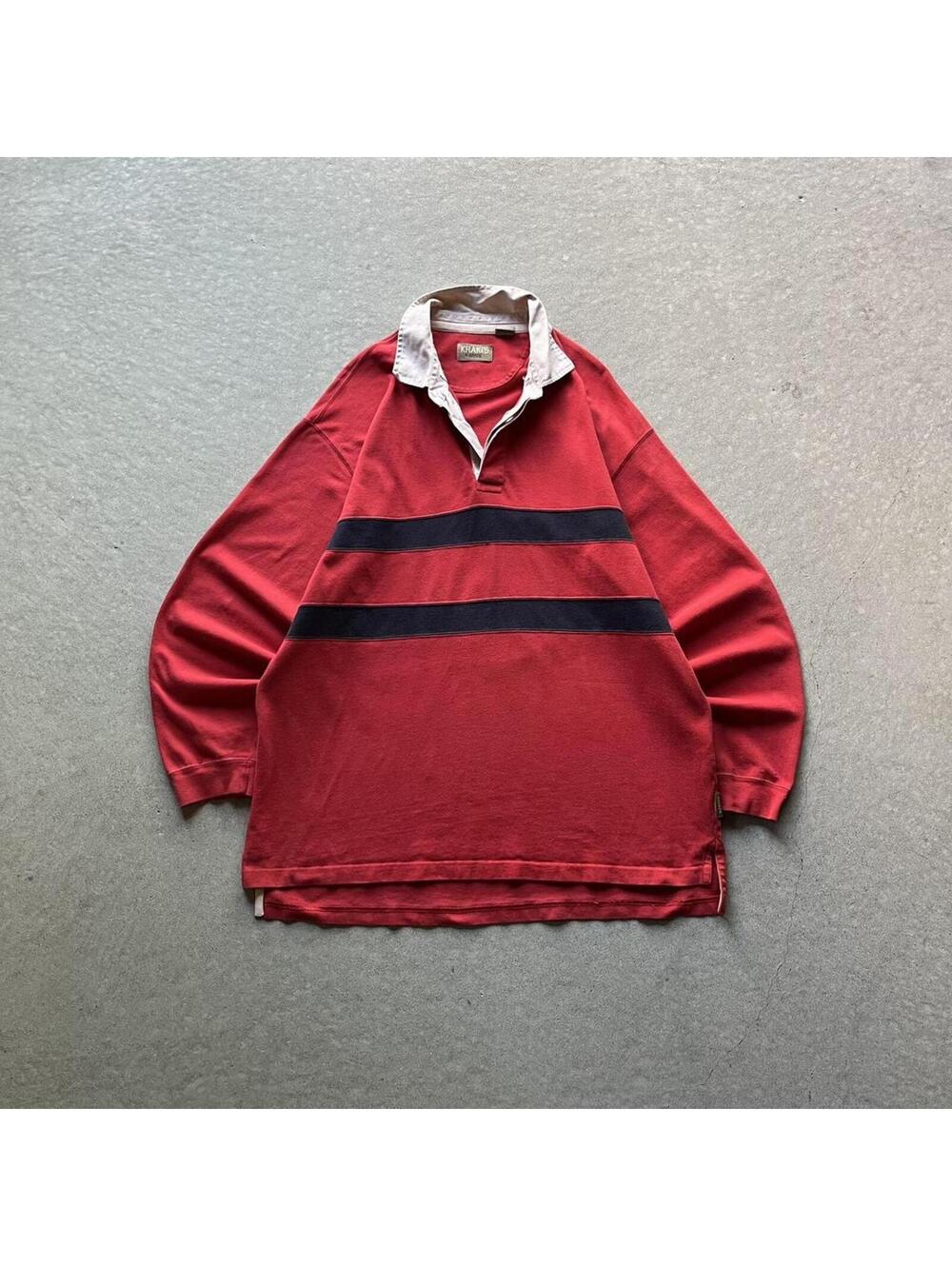 Vintage Y2K Striped Arrow Rugby Shirt